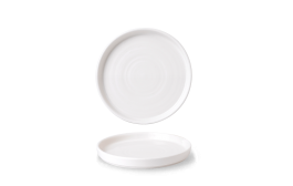 Vellum White Chefs' Walled Plate